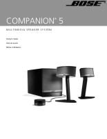 Bose Companion-5 - Owners Guide 